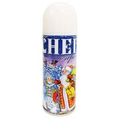 Искусственный серпантин и снег 