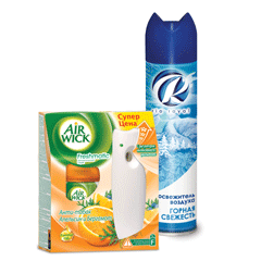 Освежители воздуха и диспенсеры 